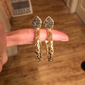 Kendra Scott Gold Hoop Earrings